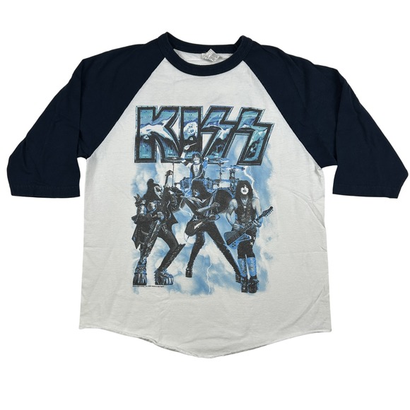 Other - Vintage KISS Shirt Mens Large 40th Anniversary Raglan Concert Tour 2014 Rock